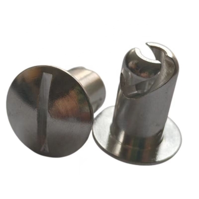 Custom-made OE NO. Universal Silver Aluminum Slotted Head Dzus 7/16 x .500 Long Fasteners Sprint Car Parts for Customer Requirements
