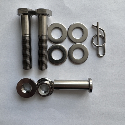 Universal Titanium GR5 Jacobs Ladder Bolt With Nut Nylon Insert 3/8-24 in Thread Perfect for Industrial Applications