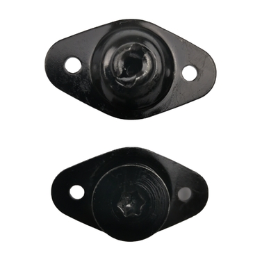 Universal Self Ejecting Black Quarter Turn Allen Head DZUS Button Fasteners .500 for Quick Release and Secure Hold