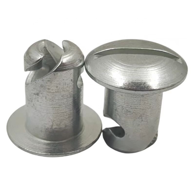 Universal Dzus Dome Head Buttons Silvery 7/16&quot;x.500&quot; Steel for Sprint Car Maxim Eagle Universal Replacement Parts