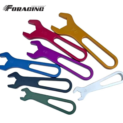 Upgrade Your Maintenance Game 6 pcs Aluminum Billet Racing Tool Sets for AN4-AN16 Sprint Car Wrenches Professional Grade
