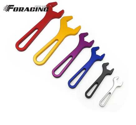 Upgrade Your Maintenance Game 6 pcs Aluminum Billet Racing Tool Sets for AN4-AN16 Sprint Car Wrenches Professional Grade