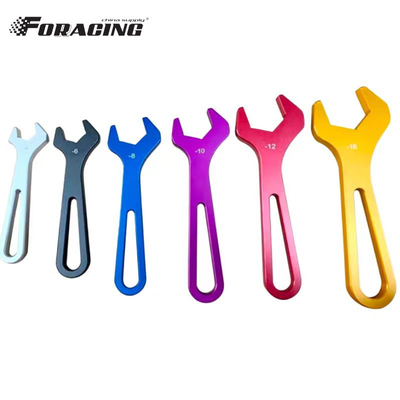 Universal AN Spanner Aluminum Billet Racing Tool Sets 6 pcs One Kit AN4-AN16 Sprint Car Wrenches for Racing and Tuning
