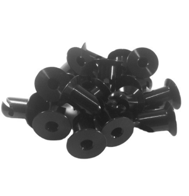 Universal Year Universal 7/16&quot; Aluminum Dzus Button Dome Allen Head Quarter Turn Fasteners 0.50&quot; Black Universal for Year