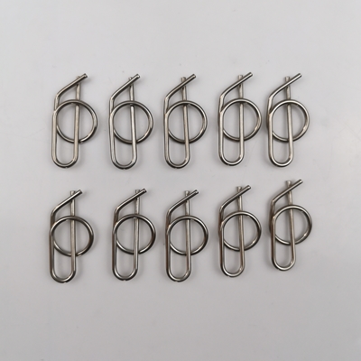 304SS Jacobs Ladder Pin Rue Clip Stainless Steel 3/8&quot; Sprint Car Quick Release Clevis Pin Clip for Universal Car Fitment
