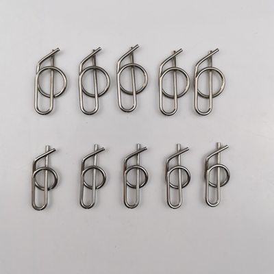 304SS Jacobs Ladder Pin Rue Clip Stainless Steel 3/8&quot; Sprint Car Quick Release Clevis Pin Clip for Universal Car Fitment