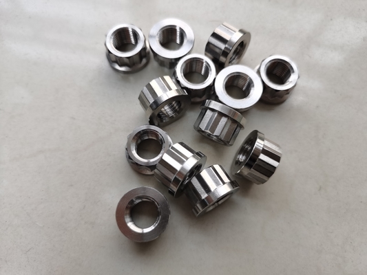 Universal Silver 1/2&quot; -20 Titanium 12 PT Flange Nuts The Ultimate Combination of Strength and Versatility in Silver