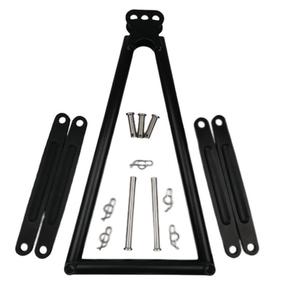 Universal Fitment 13-5/8&quot; Black Jacobs Ladder Kit 1 hole and 3 hole Chromoly 4130 for Sturdy Sprint Car Racing Car