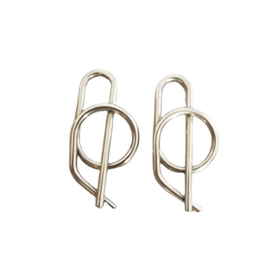 Universal Silver Stainless Steel Rue Clip Zinc 1/2&quot; Clevis Pin for Jacobs Ladder Car Fitment Standard OE NO. Universal