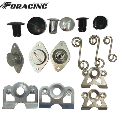 Other Size 5/16&quot;*0.500 Silver/Black 3/8&quot; *.500&quot; Quarter Turn Dzus Undercut Steel Stud Fastener For Sprint Car Customized