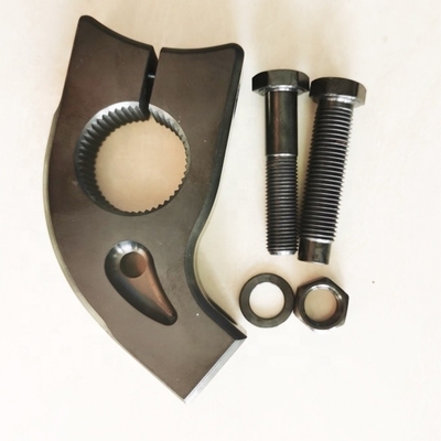 OE NO. N/M Black PVD Titanium Torsion Stop 1 3/4&quot; Split Sprint Car with Universal Pinch Bullet Bolt 3/8&quot;-24X1.35&quot; and 1-1/8&quot; Spline