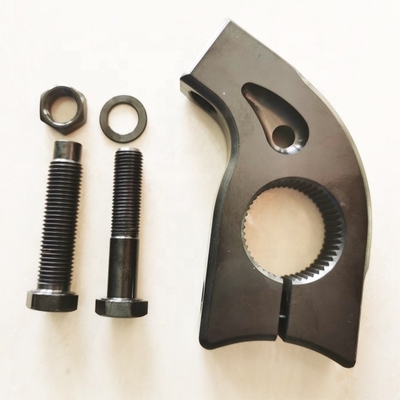 OE NO. N/M Black PVD Titanium Torsion Stop 1 3/4&quot; Split Sprint Car with Universal Pinch Bullet Bolt 3/8&quot;-24X1.35&quot; and 1-1/8&quot; Spline
