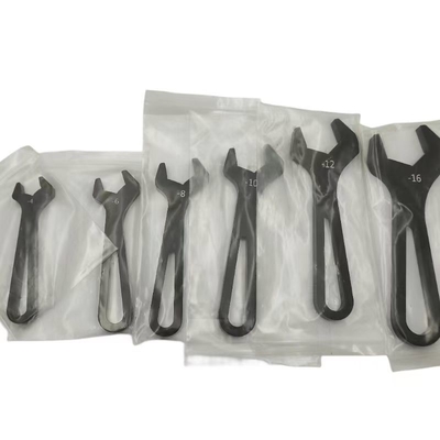 Universal Car Fitment 6PCS AN Spanner Set for AN4-AN16 Fittings Racing CNC Parts in Black Aluminum