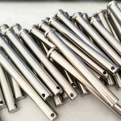 Universal Car Fitment Silver 3/8*3.71&quot; Pin Natural Titanium Jacobs Ladder Eagle for Sprint Racing Purpose Replace/Repair