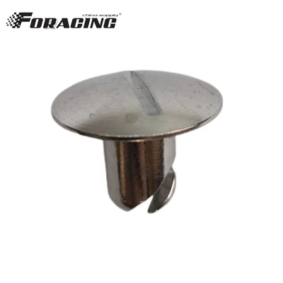 Universal Car Fitment 1&quot; Large Head 7/16&quot; x.500 Silver Aluminum Quarter Turn Dzus for Racing Cars Universal Fit