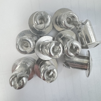 Universal Purpose 7/16&quot; *.500 Dzus Button Silver Aluminum Sprint Car Fasteners for Replace/Repair