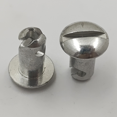 Silver Aluminum 5/16&quot;.500&quot; 1/4 Quick Turn Dzus Small Head Sprint Car Lightweight