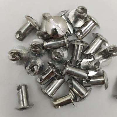 Silver Aluminum 5/16&quot;.500&quot; 1/4 Quick Turn Dzus Small Head Sprint Car Lightweight