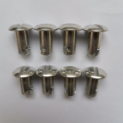 Silver Aluminum 5/16&quot;.500&quot; 1/4 Quick Turn Dzus Small Head Sprint Car Lightweight