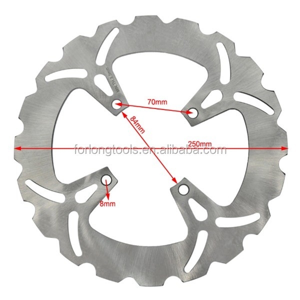 Brake Discs Rear Position GSF BANDT 75 A ETC... GS E 500 250MM Disc Brake Rotor for Your Requirements