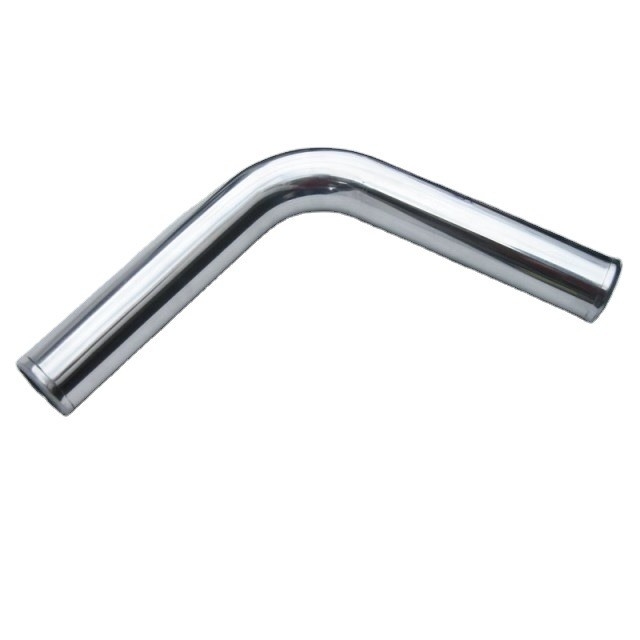 75 Degree Angle Round Head Code Aluminum Intake Turbo Charge Pipe with 500mm 63mm Pipe Diameter and 1.6mm Pipe Thickness
