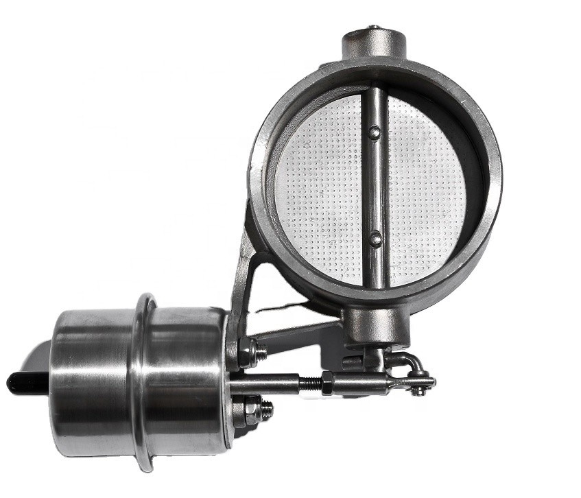 Universal Year Stainless Steel Exhaust Cutout Valve Set with Vacuum Actuator 2.5&quot; Pipe Open and Close Universal Car Make