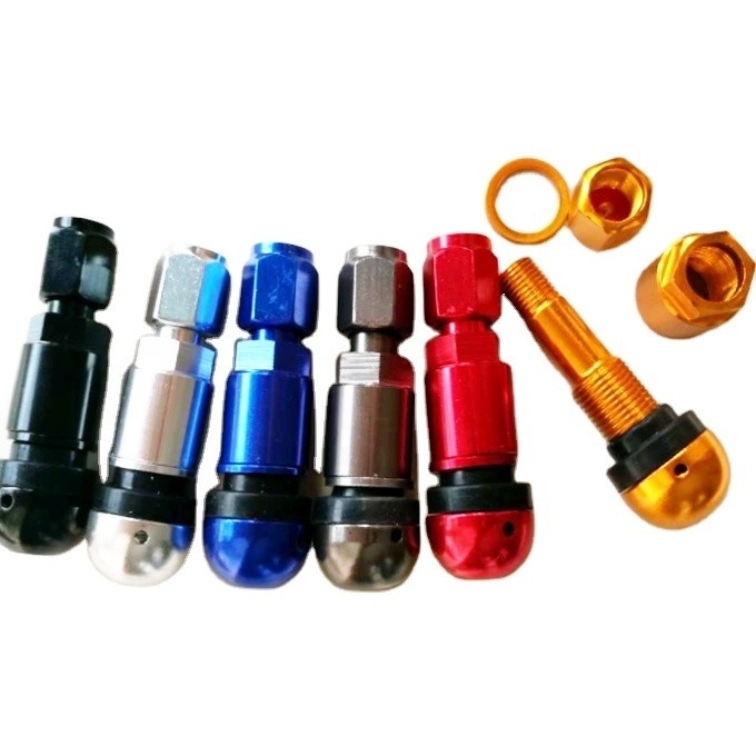 Universal Year TPMS TR525 Tubeless Tire Valve Stem with Dust Cap Aluminum Improved Tire Pressure Monitoring