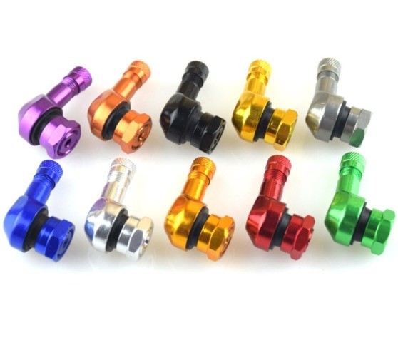 40mm Length Universal Car Fitment Motorcycle Tyre Valve Cap with Aluminum Body and Long-Lasting Brass Core