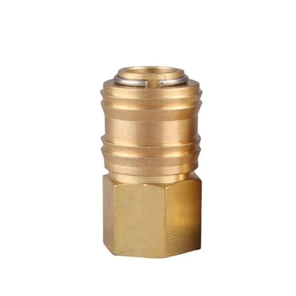 Drill Sleeve and Button Connection Customized Forged 45 Degree Brass Grease Nipple 1/4&quot;-28 UNF with OEM Support