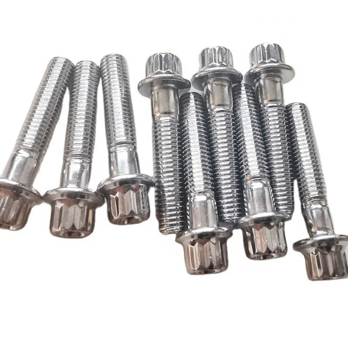 Universal Steel Chrome Plated Split Rim Assembly Bolts M7 x 32mm for Wheels No Design Just Style No Additional Features