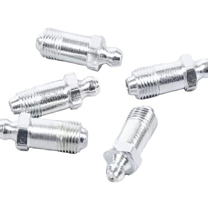1/4&quot;-19 BSP Grease Nipple Cap Stainless Steel Straight Fitting 90 degree for Transportation Equipment Customized Support OEM