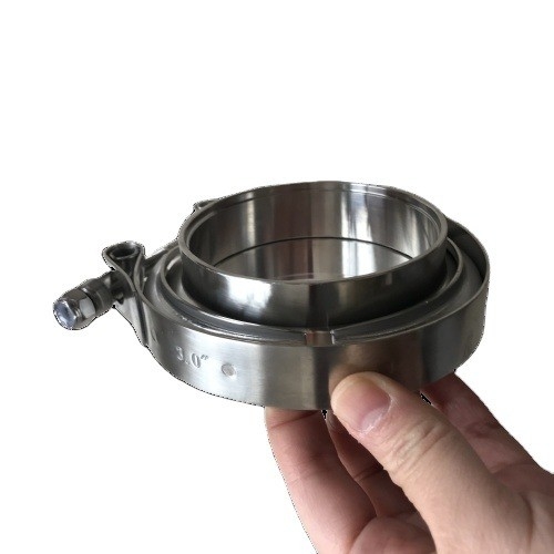 Universal Year Stainless Steel 1.75'' Inch V Band Clamps for Turbo Exhaust Pipe Easy Installation