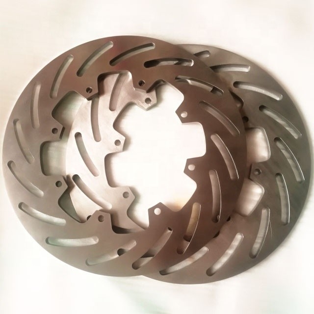 12 x .360 8 x 7&quot; Bolt Circle Universal Sprint Car Titanium Inboard Brake Rotor Universal Fitment with Titanium Finish