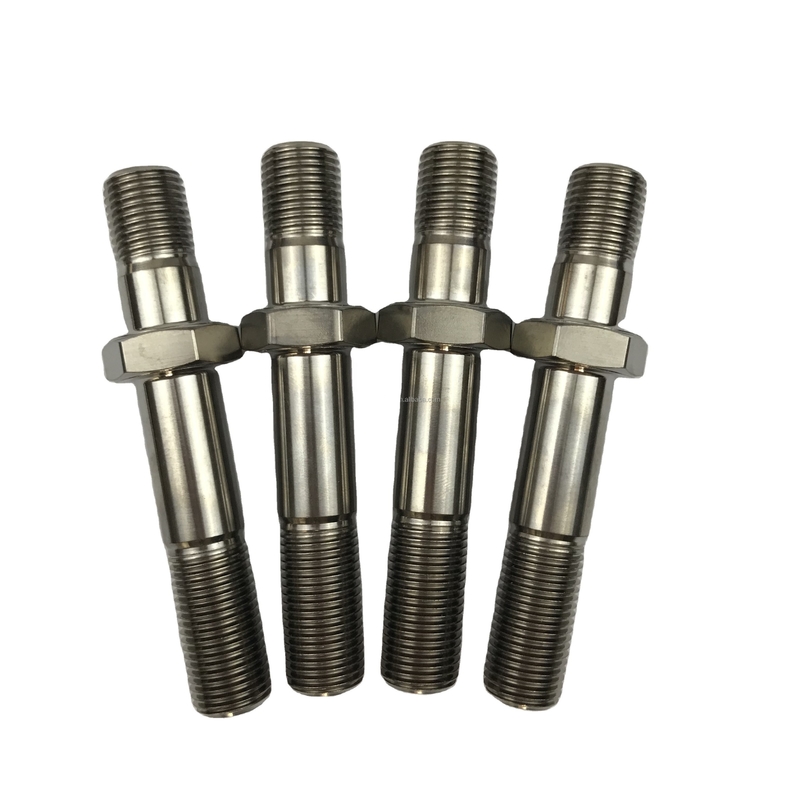 6AL-4V Titanium Alloy Natural Finish SPRINT CAR TITANIUM RADIUS ROD BOLT 1/2&quot;-20 x 1-3/8&quot;Hex Head Bolts with DIN Standard