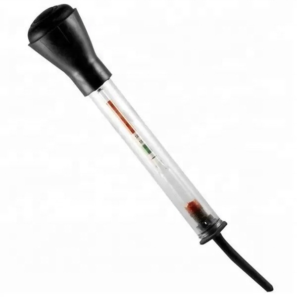 Black and Red 330mm/13&quot; Glass Rubber Pipe Length Car Battery Hydrometer for Speedy Detection of Acid Water Electrolyte