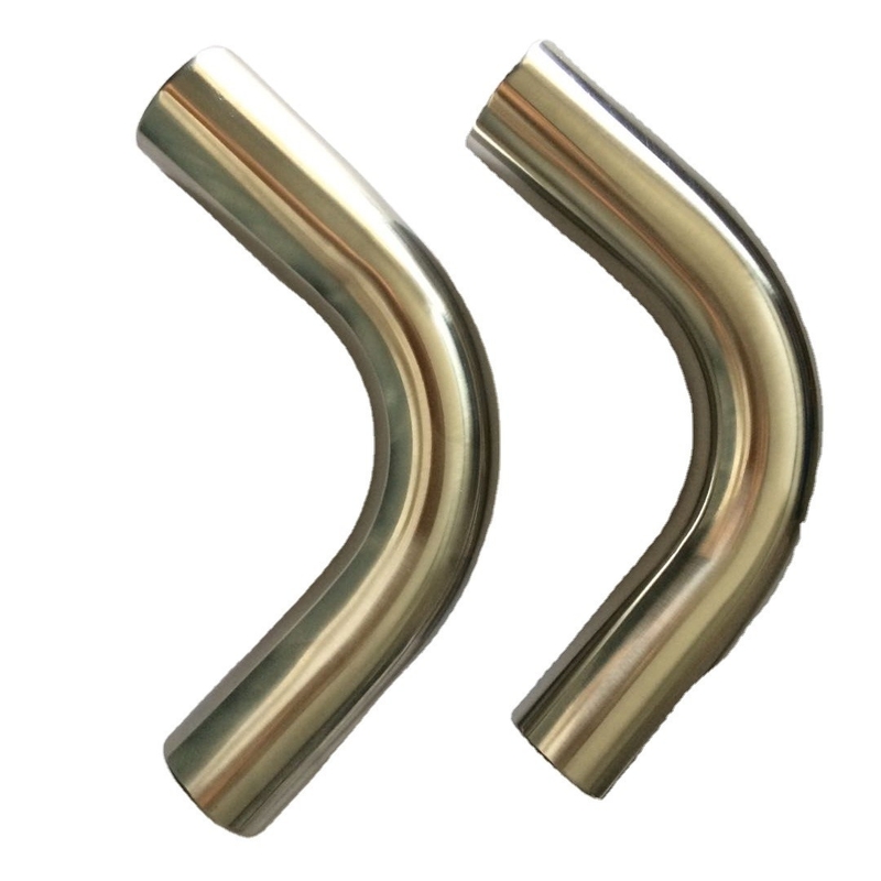 Welding Connection 25mm*1.5mm 90 Degree Elbow Exhaust Pipe made of Stainless Steel 304 Material for Industrial