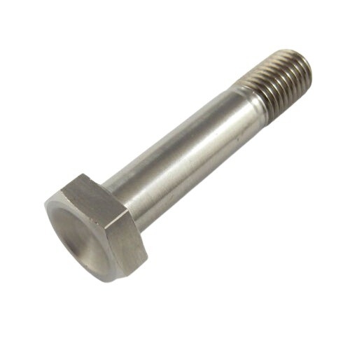 Sprint Car 5/16&quot;-24 x 1-1/2&quot; UNF Titanium Hex Head Bolt DIN Standard made of 6AL-4V Titanium Alloy with Natural Finish