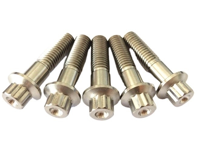 Universal Year 2021 M8X32mm Colorful Titanium 12 Point Flanged Head Bolts for Superior Performance