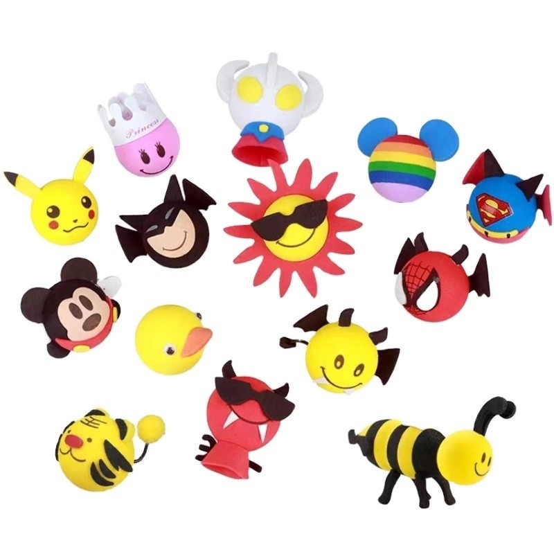 Universal Car Fitment Antenna Topper Ball in Multicolor EVA Foam with Soft Play Material