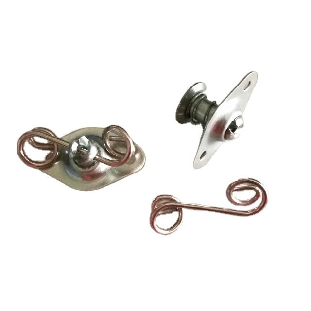 Universal Car Fitment 1/4 Turn Button Fasteners with Stainless Steel .500&quot; Self-Eject Dzus and 1.0&quot; Springs in Aluminium