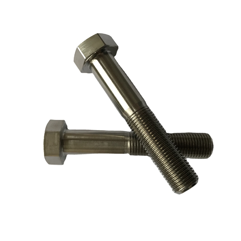 ISO Standard 1/2-20*2.75 Inch Titanium Hex Head Bolt for Sprint Car in Imperial Measurement System Natural Colour