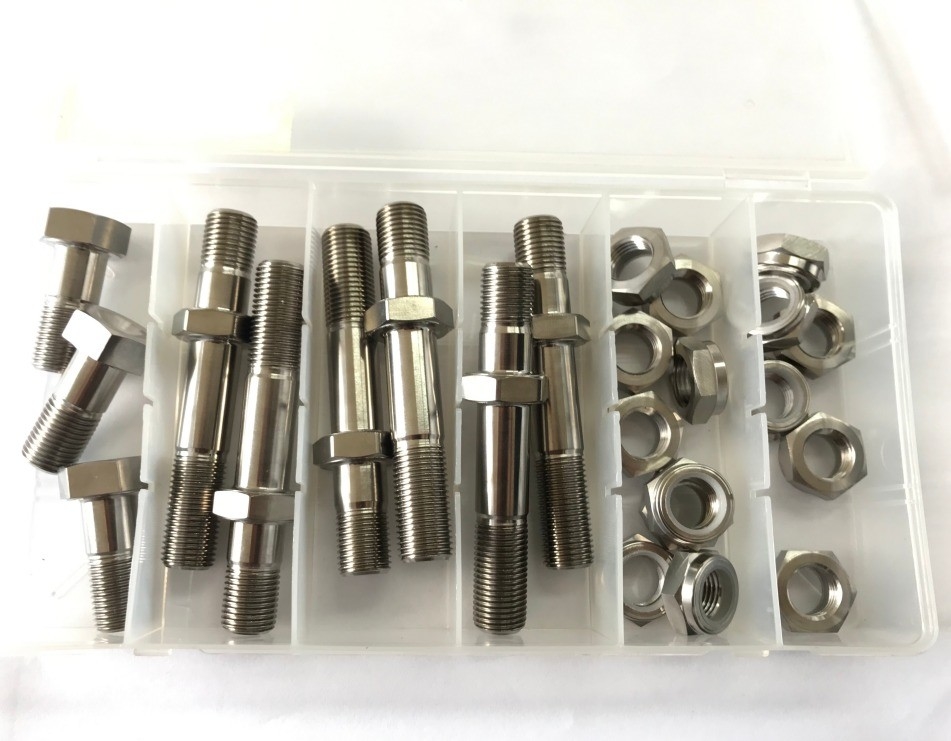 Universal Year N/M Titanium Sprintcar One Nut Radius Rod Bolt Kit for Motorsport Professionals Natural Universal