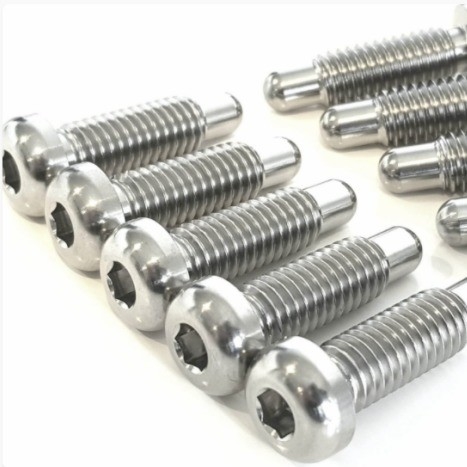 Replace/Repair Front Hub Stud 3/8-18UNC*1.125 for Sprint Car Made of Natural Titanium GR5 Universal Replacement/Repair