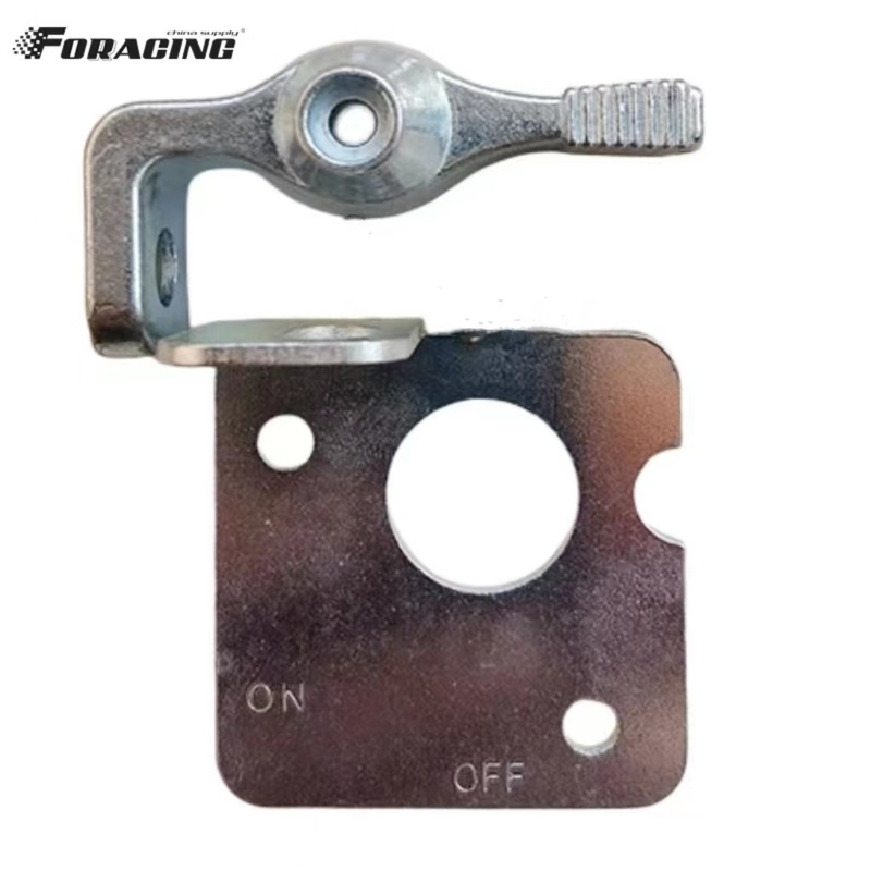 Universal Car A/C SWITCH Battery Master Disconnect Switch Red and Yellow Lockout Lever Kit for Performance Steel Racing