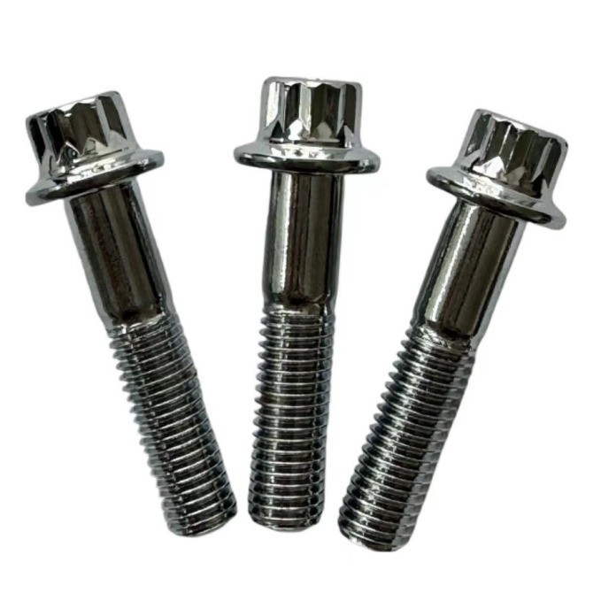 Universal Titanium Gr5 12 PT RS/ RX Split Rim Kits M7 x 32 Bolt and Nut Flange screws Bolt with Performance Year Universal