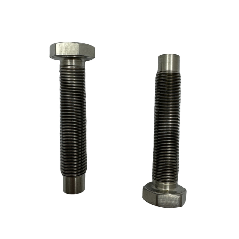 Sprint Titanium Torsion Stop 3/8&quot;-24 Bullet Nose Micro Adjust Bolt with Natural Finish Stock DIN Standard