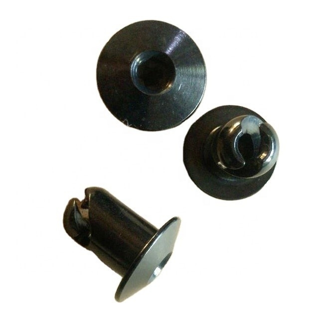 Universal Car Fitment Custom-made Aluminium Dzus Allen Head Button Quarter Turn Fasteners 7/16&quot; .500 Black at Affordable