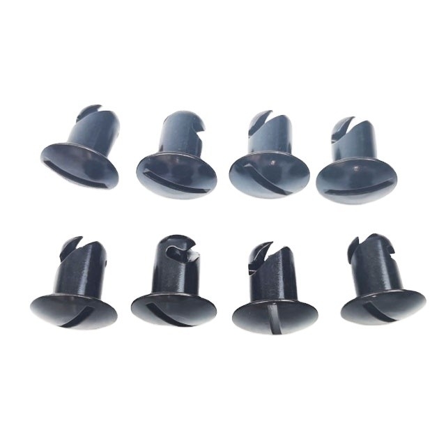 OE NO. Custom-made Black Aluminum Dzus Slot Head Quarter Turn Fasteners 7/16&quot;x .500 for Universal Year Universal Car Fitment