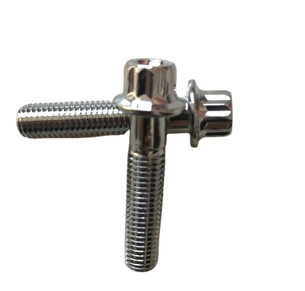 12 PT BBS RS/RX Split Rim Bolts M7 x 32 Steel Chrome-plated for DIN Standard Performance Long-Lasting Performance