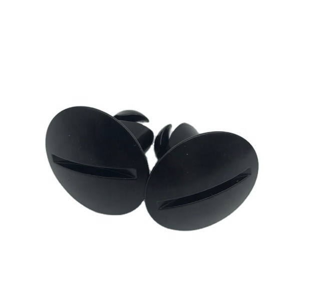 Universal Sprint Car Aluminum 1/4 Quarter Turn Dzus Fastener 716&quot; X.500&quot; Large Head 1'' Inch Head Black Silver with 1